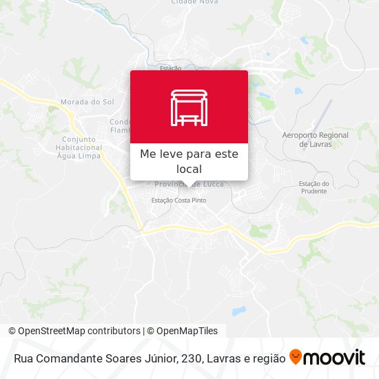 Rua Comandante Soares Júnior, 230 mapa