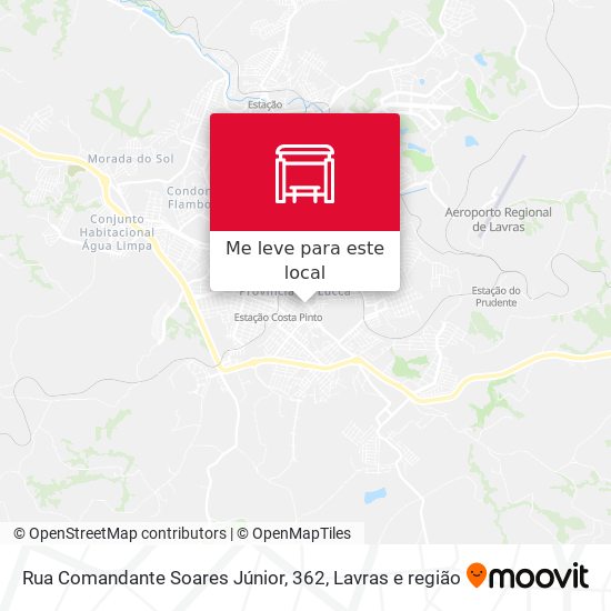 Rua Comandante Soares Júnior, 362 mapa