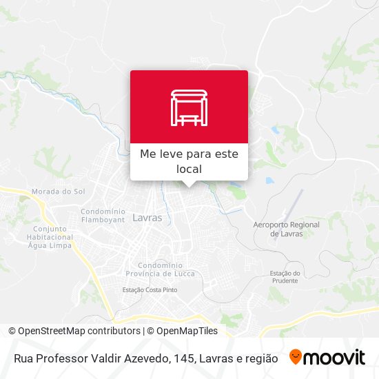 Rua Professor Valdir Azevedo, 145 mapa