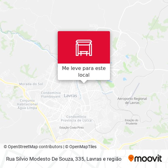 Rua Silvio Modesto De Souza, 335 mapa