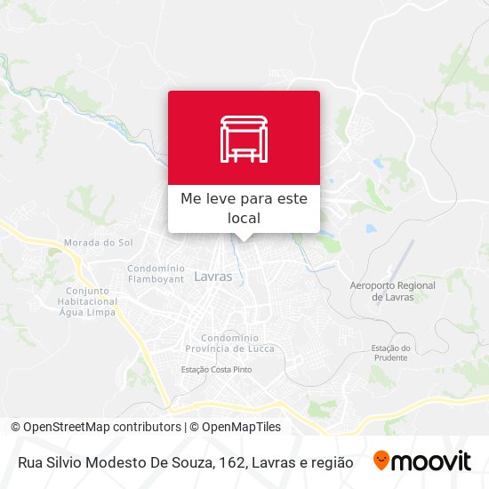 Rua Silvio Modesto De Souza, 162 mapa
