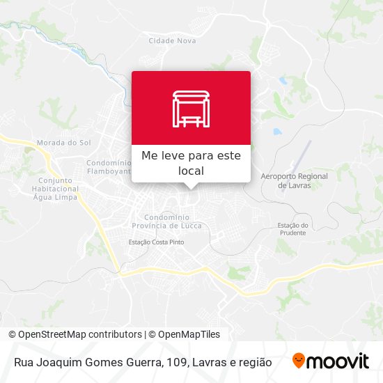 Rua Joaquim Gomes Guerra, 109 mapa