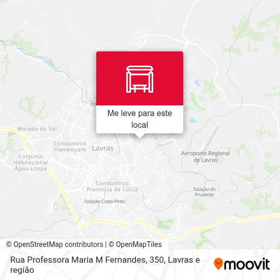 Rua Professora Maria M Fernandes, 350 mapa