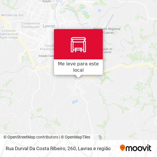 Rua Durval Da Costa Ribeiro, 260 mapa