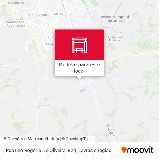 Rua Léo Rogerio De Oliveira, 824 mapa
