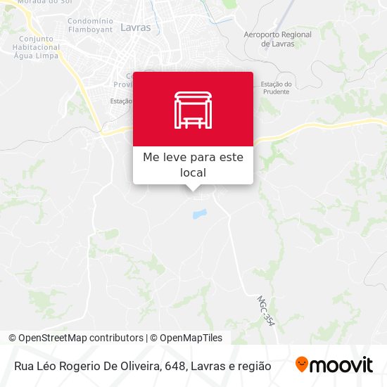 Rua Léo Rogerio De Oliveira, 648 mapa