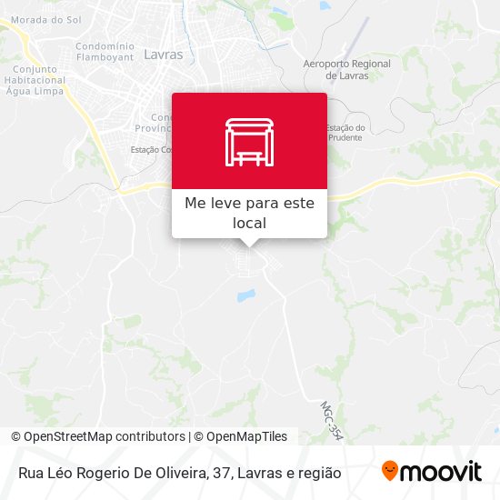 Rua Léo Rogerio De Oliveira, 37 mapa