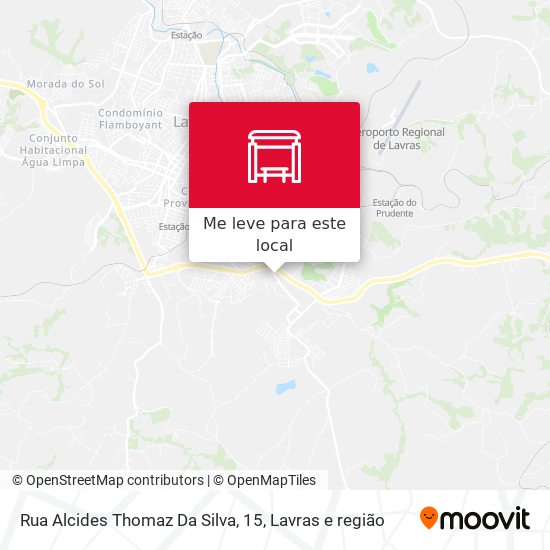 Rua Alcides Thomaz Da Silva, 15 mapa