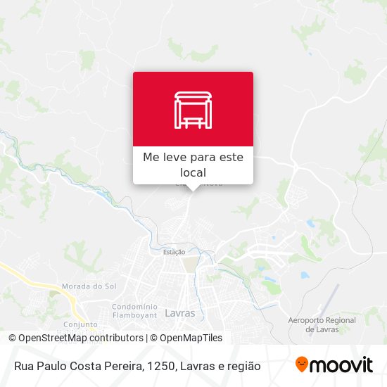 Rua Paulo Costa Pereira, 1250 mapa