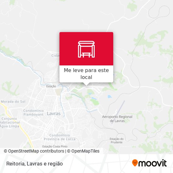 Reitoria mapa
