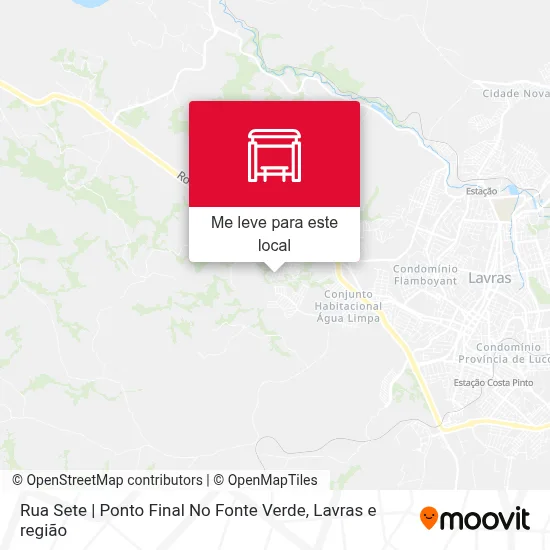 Rua Sete | Ponto Final No Fonte Verde mapa