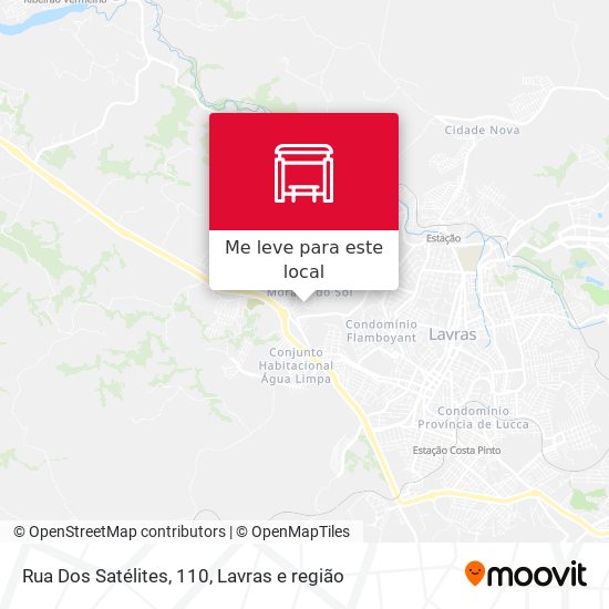 Rua Dos Satélites, 110 mapa