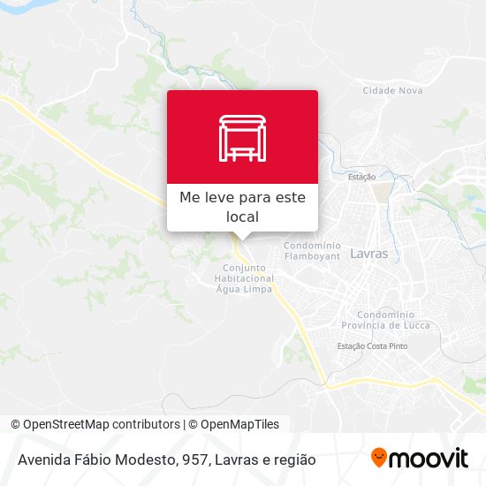 Avenida Fábio Modesto, 957 mapa