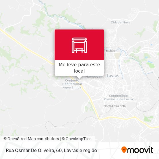 Rua Osmar De Oliveira, 60 mapa