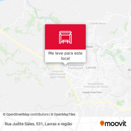 Rua Judite Sáles, 531 mapa