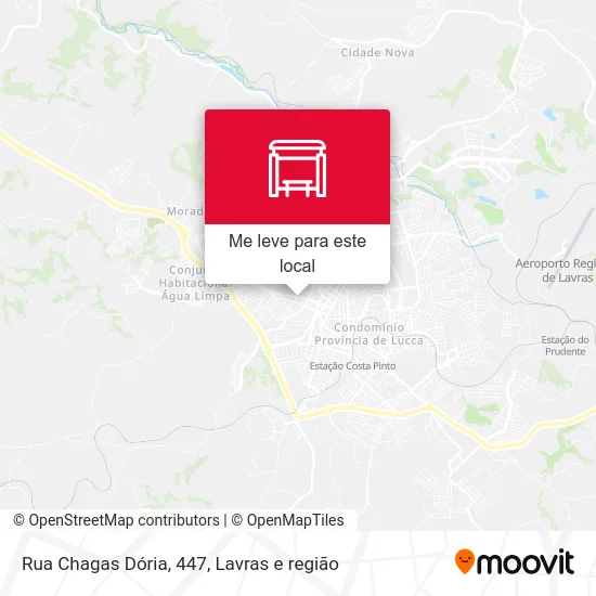 Rua Chagas Dória, 447 mapa
