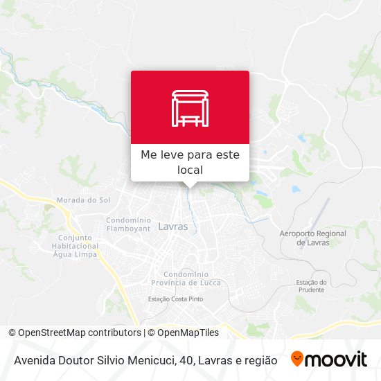 Avenida Doutor Silvio Menicuci, 40 mapa