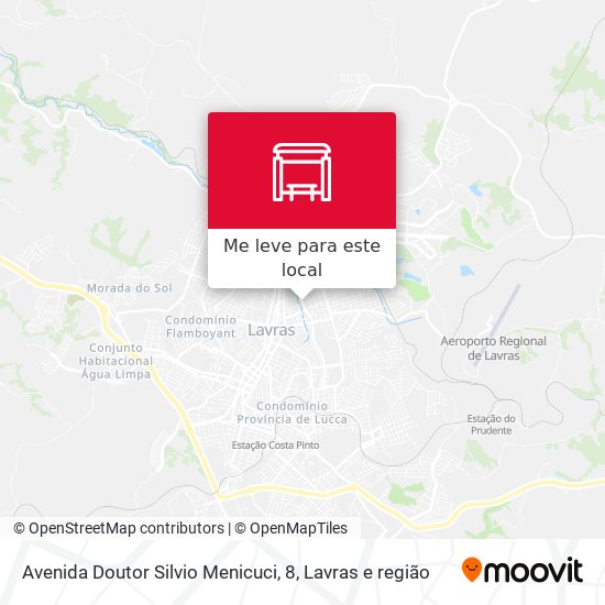 Avenida Doutor Silvio Menicuci, 8 mapa