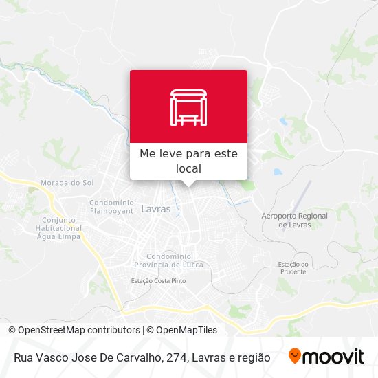 Rua Vasco Jose De Carvalho, 274 mapa