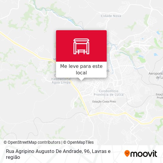 Rua Agripino Augusto De Andrade, 96 mapa
