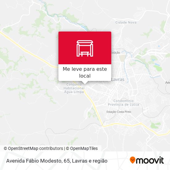 Avenida Fábio Modesto, 65 mapa