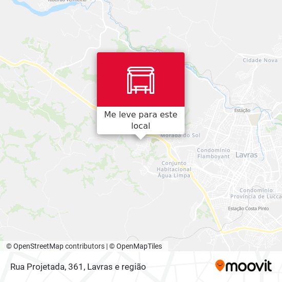 Rua Projetada, 361 mapa