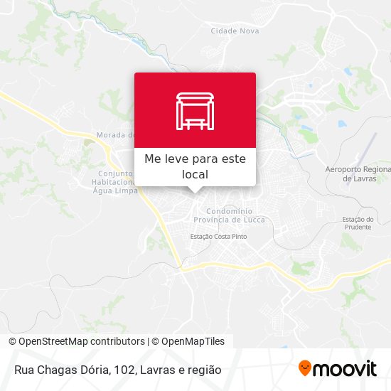 Rua Chagas Dória, 102 mapa