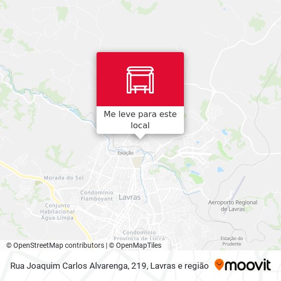 Rua Joaquim Carlos Alvarenga, 219 mapa