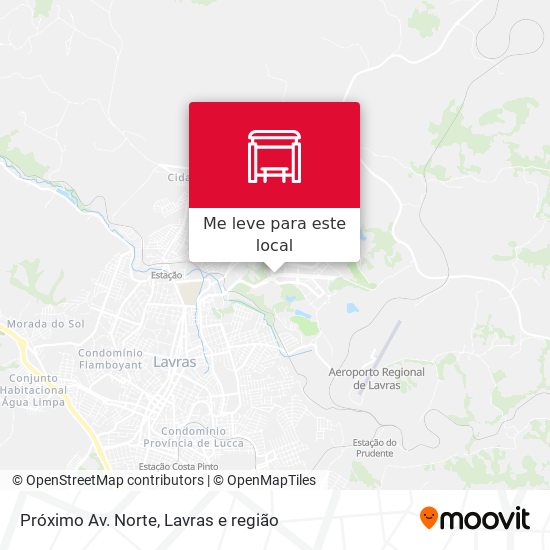 Próximo Av. Norte mapa