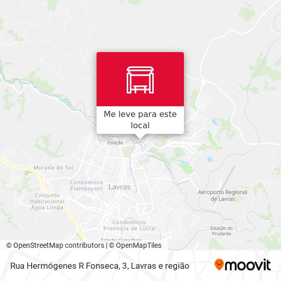 Rua Hermógenes R Fonseca, 3 mapa