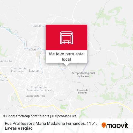 Rua Proffessora Maria Madalena Fernandes, 1151 mapa