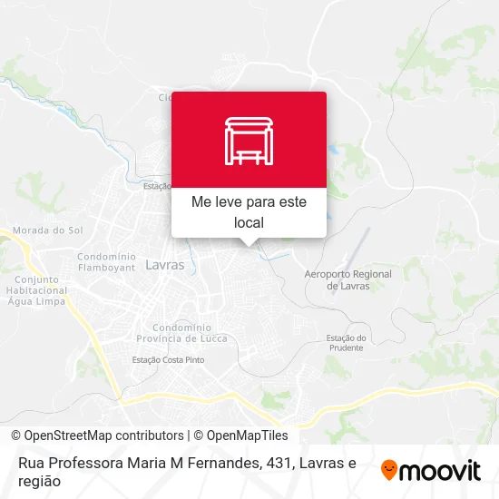 Rua Professora Maria M Fernandes, 431 mapa