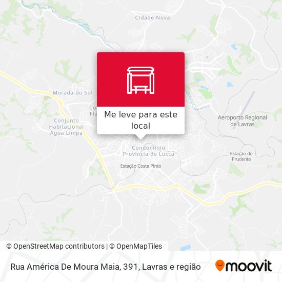 Rua América De Moura Maia, 391 mapa