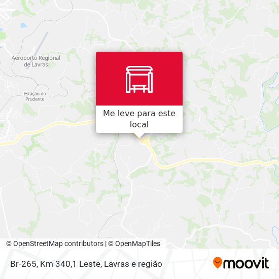 Br-265, Km 340,1 Leste mapa