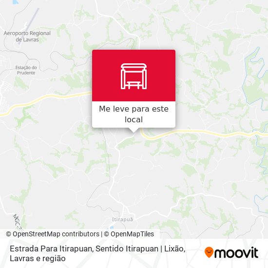 Estrada Para Itirapuan, Sentido Itirapuan | Lixão mapa