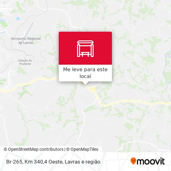 Br-265, Km 340,4 Oeste mapa