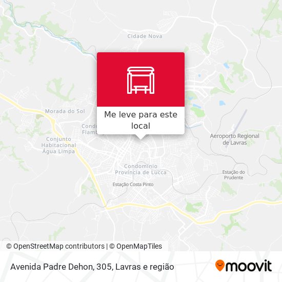 Avenida Padre Dehon, 305 mapa