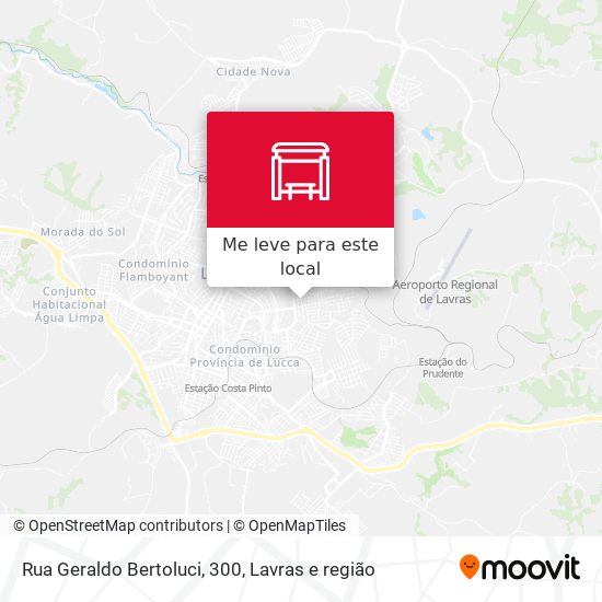 Rua Geraldo Bertoluci, 300 mapa