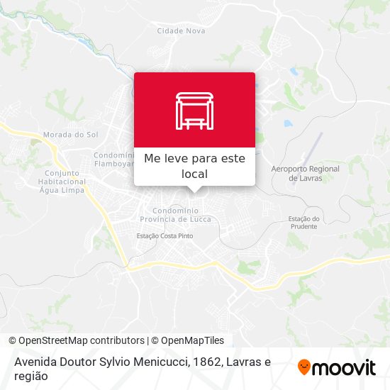 Avenida Doutor Sylvio Menicucci, 1862 mapa