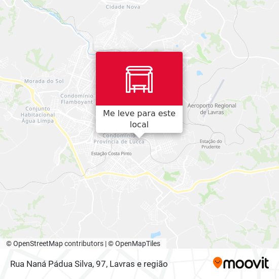 Rua Naná Pádua Silva, 97 mapa