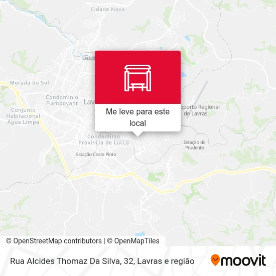 Rua Alcides Thomaz Da Silva, 32 mapa