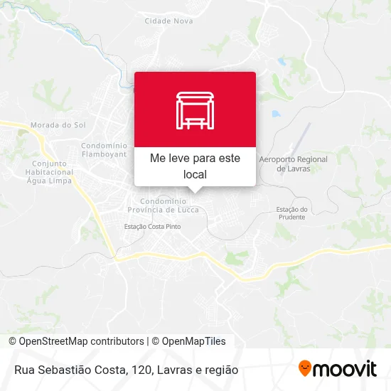 Rua Sebastião Costa, 120 mapa