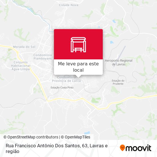 Rua Francisco Antônio Dos Santos, 63 mapa