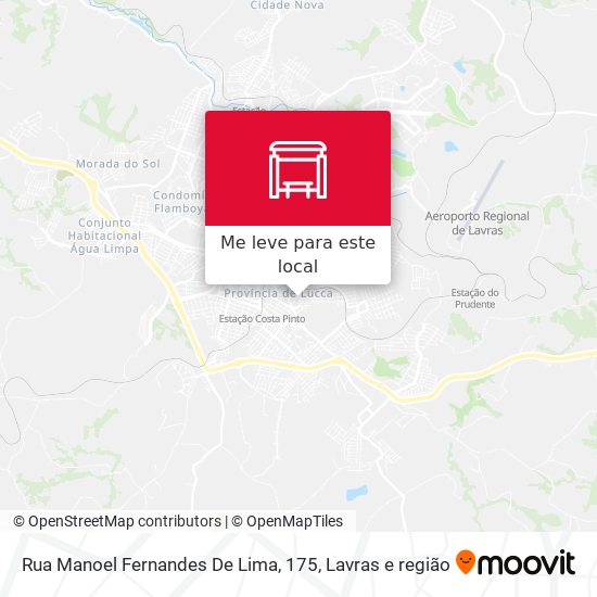 Rua Manoel Fernandes De Lima, 175 mapa
