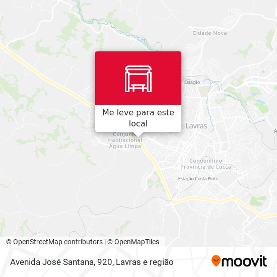 Avenida José Santana, 920 mapa