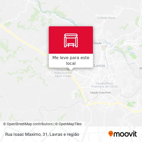 Rua Isaac Maximo, 31 mapa