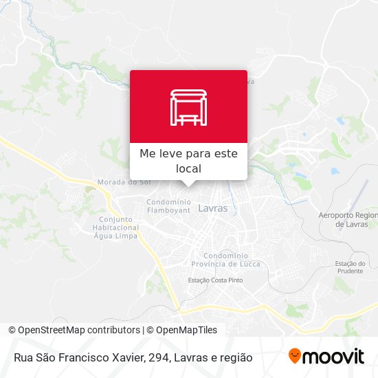 Rua São Francisco Xavier, 294 mapa
