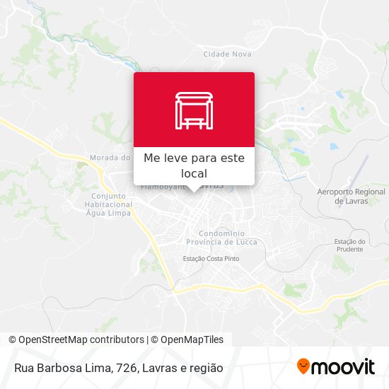 Rua Barbosa Lima, 726 mapa