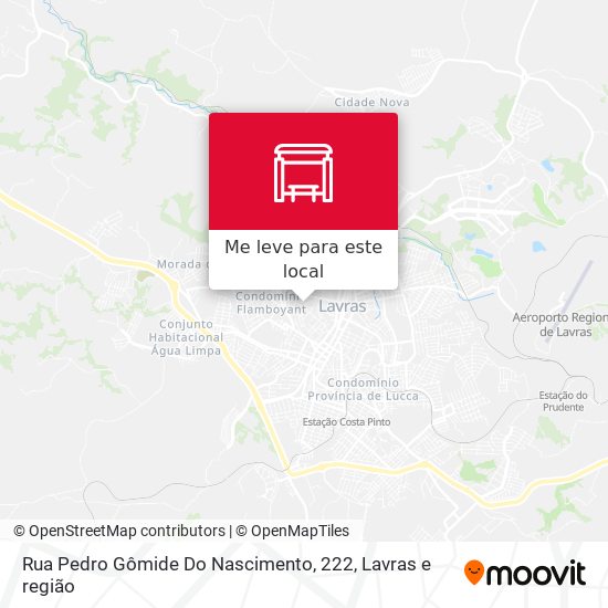 Rua Pedro Gômide Do Nascimento, 222 mapa