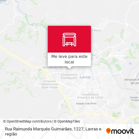 Rua Raimunda Marquês Guimarães, 1227 mapa